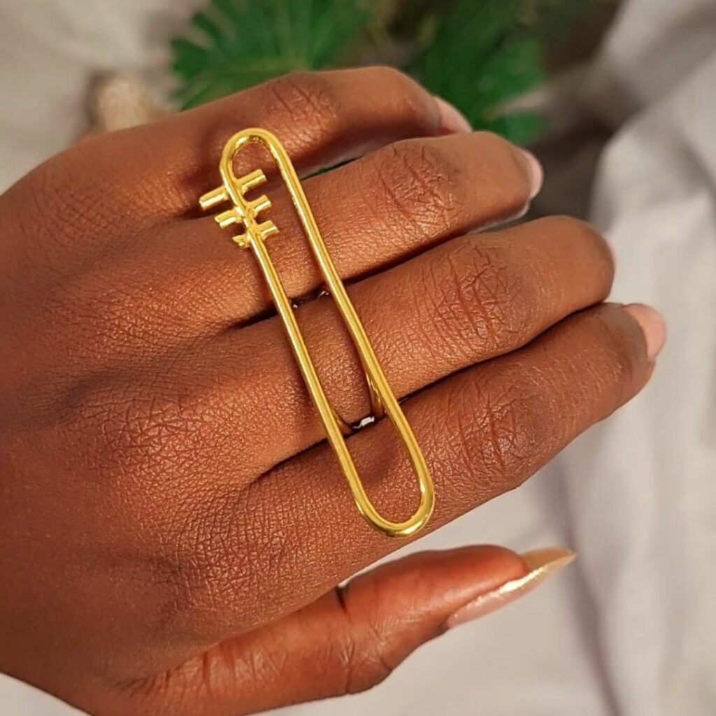 bague Ivana bronze