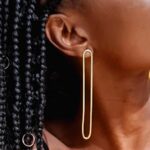 boucles d'oreilles Leslie 10 cm