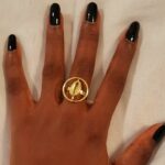 bague cauris ronde