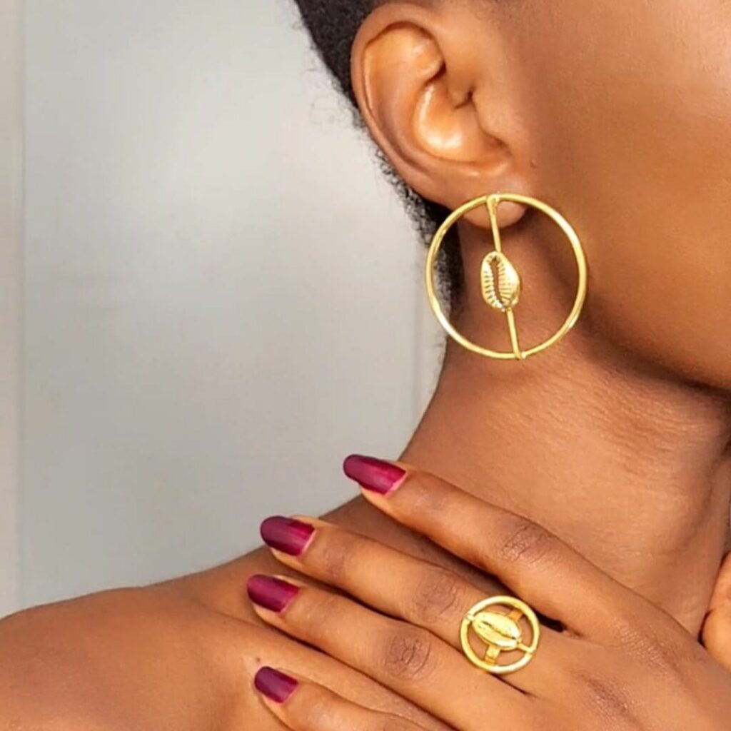 Boucles d’oreilles Cauris Abarings