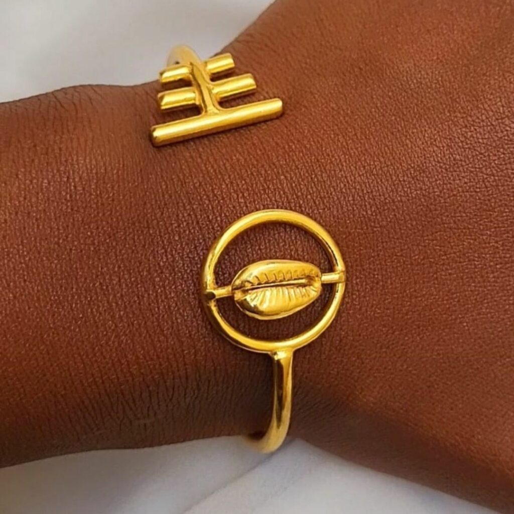 bracelet cauris rond Abarings