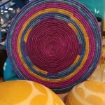 tressage multicolore du Bénin