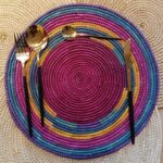 tressage multicolore du Bénin